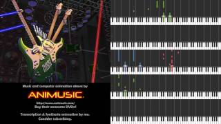 Animusic  Future Retro Synthesia sheet music [upl. by Nalloh78]