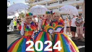 MASPALOMAS GAY PRIDE 2024 MASPALOMAS  THE BEST GAY PRIDE 500subs [upl. by Ursulina219]