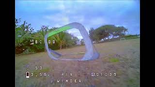 BetaFPV 85mm Whoop doing some practice racing [upl. by Rudman]