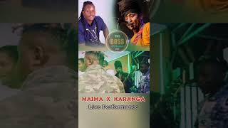 Maima kithungo raha ft Macha karanga lazima Live Performance shortvideo duet bengahits [upl. by Terces]