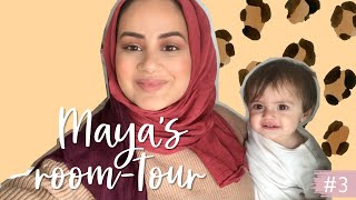 Mayas Nursery Room Tour Ruba Zai  Hijabhills [upl. by Edna]