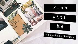 Moleskine Weekly Plan With Me PWM [upl. by Lyns]