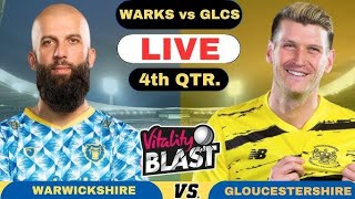 🔴 Vitality T20 Blast  Live Warwickshire vs Gloucestershire  Live Score and Commentary [upl. by Tuhn685]