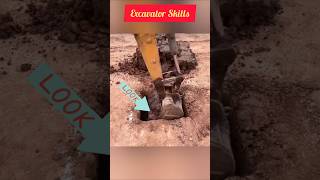 shorts  soil cutting work excavator technical use the construction corner [upl. by Guglielmo]