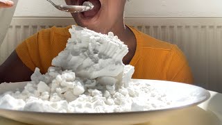 🌽 CRUNCHY Chunks Cornstarch ASMR [upl. by Larrej]