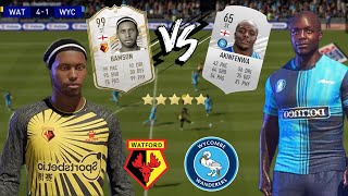 Jimmy Bamson vs AKINFENWA  FIFA 21 CAREER MODE 8 [upl. by Naerda]