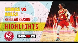 Mustsee Action Hawks Vs Bulls Top Plays Showdown [upl. by Kit]