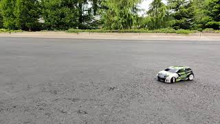 Traxxas LaTrax Rally drifting donuts and speed run test [upl. by Stanislaus]