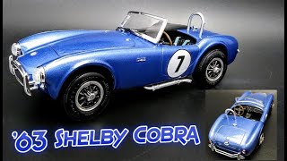 1963 Shelby Cobra 289 V8 125 Scale Model Kit Build How To Assemble Engine Paint Dashboard Glass [upl. by Zimmerman]