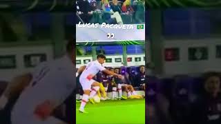 Lucas Paqueta skill for West Ham 🇧🇷 shorts [upl. by Nollahs593]