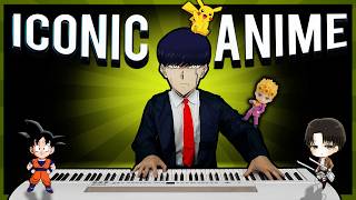 11 MOST ICONIC ANIME SONGS ON PIANO [upl. by Akeihsal]