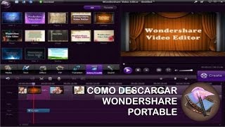 Como descargar Wondershare portable [upl. by Ecnirp]