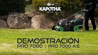 Demostración  Cortacésped Kapotha Ultimate PRO7000  PRO7000 AE [upl. by Evelina]