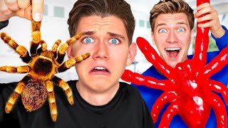 Eating GUMMY FOOD vs REAL FOOD Challenge SHOCKING Worlds Most Dangerous Spiciest vs Sour Foods [upl. by Ellison]