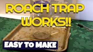 How to make a 1 Roach trap and end your bug problems for good [upl. by Hanson278]