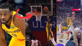 Bronny James Dunk and First Official Bucket in the NBA  🤯 [upl. by Biagi]