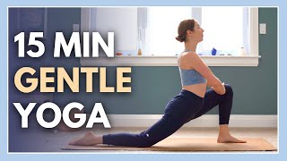 15 min Gentle Yoga for Flexibility amp Stress Reduction [upl. by Eikcir109]