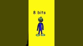 64 bits 32 bits 16 bits 8 bits 4 bits 2 bits 1 bits art drawing youtube animation memes akım [upl. by Audwen]