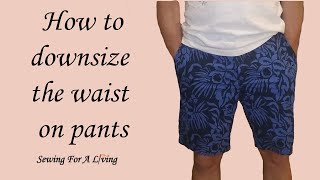 How to downsize the waist on pants [upl. by Sandra257]