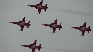 Patrouille Suisse Display Team at RIAT 2024 [upl. by Eiramassenav606]