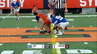 4 Duke vs 6 Syracuse  Faceoff Highlights  Mens College Lacrosse  32024 [upl. by Edee]