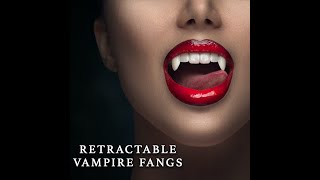 Retractable Vampire Fangs  Halloween Costume Perfection [upl. by Standice270]