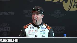 NASCAR at Indianapolis July 2024 Brad Keselowski prerace [upl. by Oisinoid]