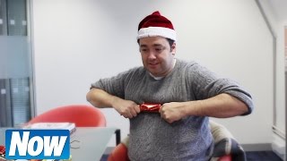 Jason Manford pulls some Christmas crackers with Now Magazine [upl. by Consalve]