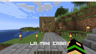 CONSTRUI UNA MINI CASA EN MINECRAFT [upl. by Aiksa855]