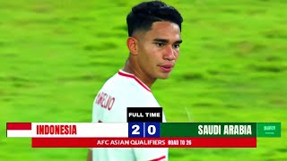 FULL HIGHLIGHT INDONESIA VS SAUDI ARABIA  WORLD CUP QUALIFIERS ROUND 3  Fans Camera [upl. by Aivan338]