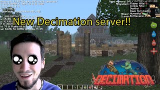 Minecraft Decimation  THE NEW DECIMATION SERVER [upl. by Wincer]