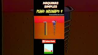 MAQUINAS SIMPLES PLANO INCLINADO 9 physics fisica mecanica mechanic viralshorts viralvideo [upl. by Owiat]