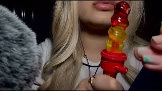 Asmr Lollipop And Sour Gel [upl. by Gnof]