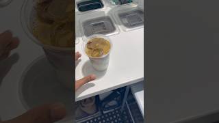 How to make Iced latte barista cafe Baristaali shorts [upl. by Lesirg]