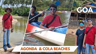 Goa  Agonda Beach  Cola Beach  SouthGoa  Kayaking [upl. by Llabmik]