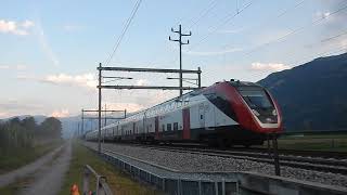 Bahnverkehr in Sargans am 15 amp 16 September 2020  Zwei Abende an der Strecke Sargans  Chur [upl. by Genia]