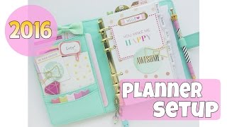 2016 Kikkik Planner Setup [upl. by Carbrey921]