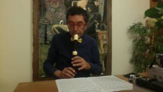 A Bova Preludio e fuga n 9 in mi magg for alto recorder [upl. by Ragen172]