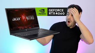 Portatil Gaming BARATO com RTX 4060  Acer Nitro V 15 [upl. by Arracahs]