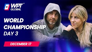 40000000 WPT World Championship  Day 3 with Kristen Foxen and Chance Kornuth [upl. by Witha]