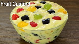 The Best Fruit Custard Recipe  Easy amp Delicious Dessert Recipe  How to make Homemade Custard [upl. by Gray523]