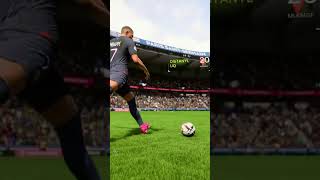 🚀Mbappe Power Shot  Mancity fc24 fc25 messi ronaldo haland ps5 fifa realmadrid 26 [upl. by Julina]