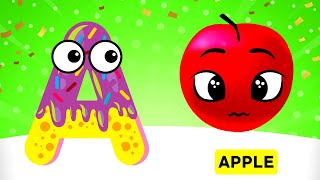 Abc Song  Abc Phonics Song For Toddlers  Alphabet Song for Kids  A for Apple  Nursery Rhymes [upl. by Karoline]