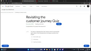 Revisiting the customer journey Quiz  Arcade [upl. by Ilka418]