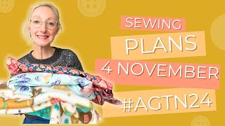 November sewing plans and gift ideas  AGTN24 sewing challenge fridaysews [upl. by Ralston]