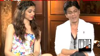 Exclusive Shahrukh Deepika speak to India TV 1 [upl. by Steffen370]