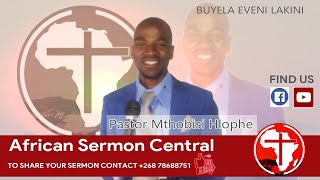 African Sermon Central  Dont Leave Your Place Famine in Bethlehem Cover by Pastor M Hlophe [upl. by Rolecnahc]