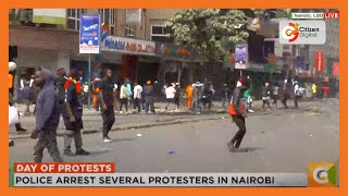 Antigovernment protests in Kenya [upl. by Nirtiak]