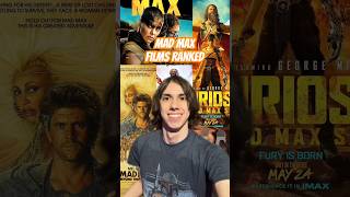 Mad Max Films Ranked Shorts [upl. by Nuawaj725]