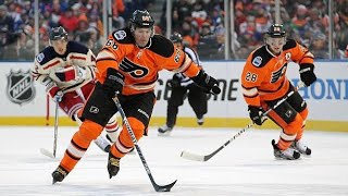 Claude Giroux and Jaromir Jagr Dynamic Duo Highlights  No Music [upl. by Mitchel]